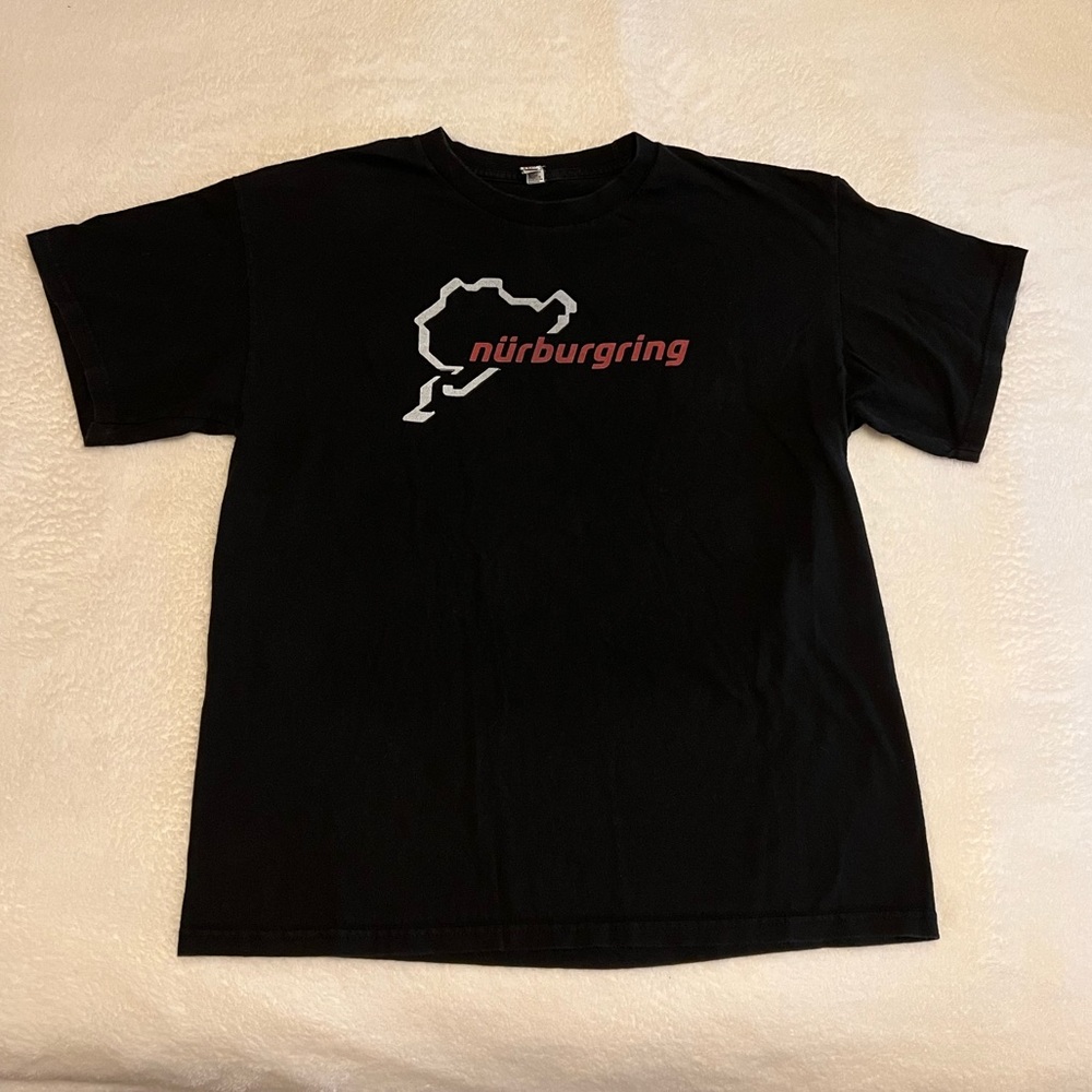 Black Nürburgring Racing T-Shirt - Size Large
